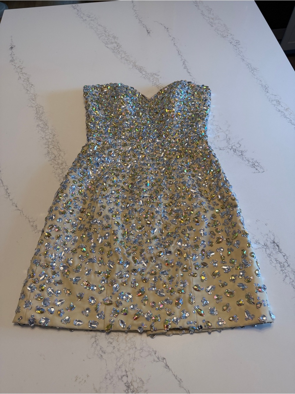 2009 older/discontinued Mori Lee by Madeline Gardner cocktail dress.